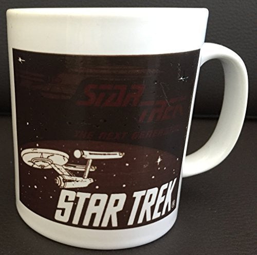 Vintage Star Trek 1992 The Original Series And The Next Generation Magic Mug Disappearing USS Enterprise Brand New Shop Stock Room Find