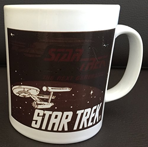 Vintage Star Trek 1992 The Original Series And The Next Generation Magic Mug Disappearing USS Enterprise