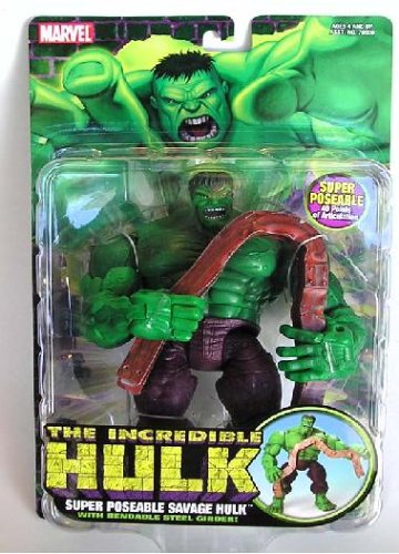 Toy Biz The Incredible Hulk Super Poseable Savage Hulk Action Figure