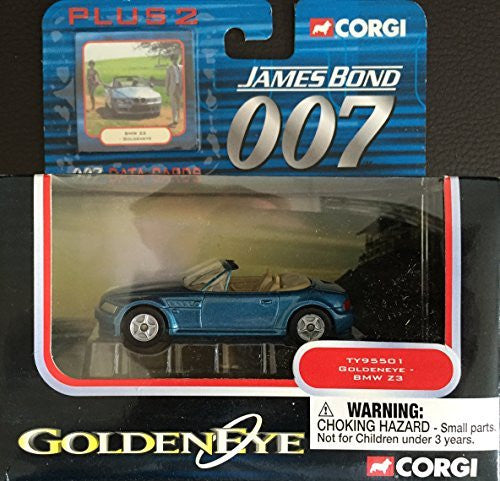 Vintage 2003 Corgi James Bond 007 Goldeneye - BMW Z3 1:43 Scale Die-Cast Car Vehicle Replica Model Number TY95501 - Brand New Shop Stock Room Find