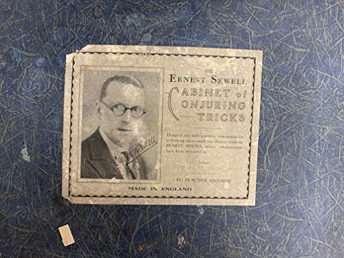 Vintage Ultra Rare 1930's The Ernest Sewell Cabinet Of Conjuring Tricks Box Set Of Magic N0. 5 Size - In The Original Box