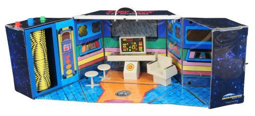 Vintage Diamonds 2007 Star Trek The Original Series USS Enterprise Bridge Action Playset Mego Recreation - Former Shop Counter Display Set