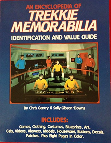 Vintage Star Trek - Encyclopaedia of Trekkie Memorabilia: Identification and Value Guide Gentry Large Paperback Book 1988