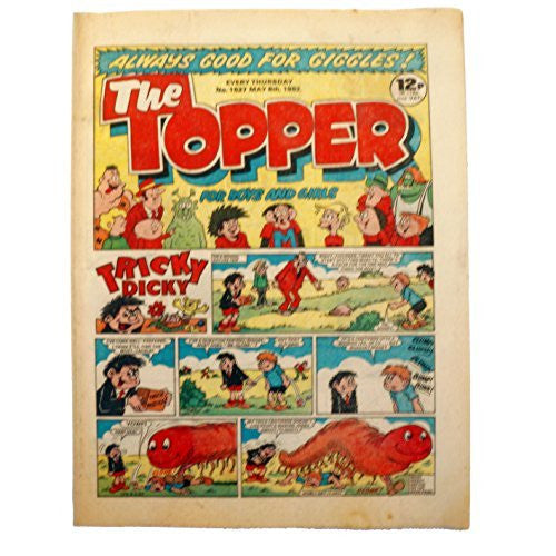 Vintage The Topper Weekly No. 1527 Boys And Girls Comic Every Thursday 8th May 1982 By D C Thomson & Co