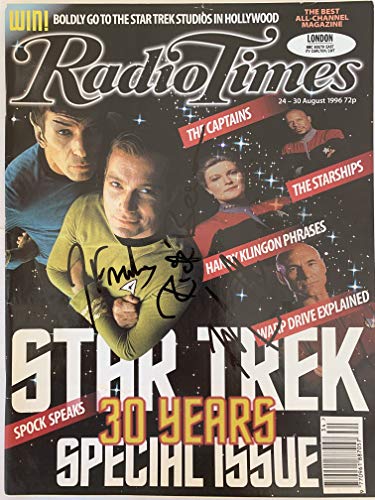 Vintage 1996 Radio Times Star Trek 30 Years Special Issue - Autographed By Jonathan Frakes, Rick Berman & F. Murray Abraham