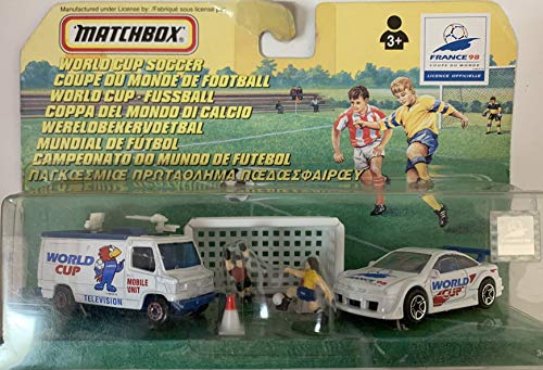 Vintage Matchbox 1997 France 98 Football World Cup Die-Cast Vehicle Set - Brand New Factory Sealed Shop Stock Room Find