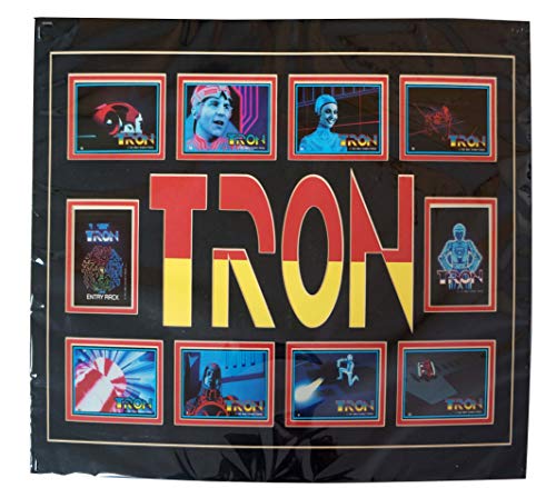 Tron The Movie Vintage 1981 Donruss Walt Disneys Trading Card Shop Display Wall Mount - Ultra Rare - Shop Stock Room Find