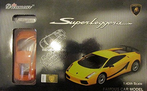 Dreamcar Superleggera 1:43 Scale Orange Lamborghini Model Kit - Brand New Factory Sealed