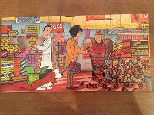 Fred Basset Vintage 1976 Whitman 112 Piece Jigsaw Puzzle Number 7812