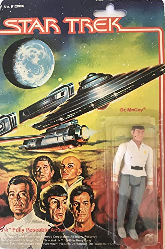 Star Trek Vintage 1979 3 3/4 Inch Dr Leonard McCoy Action Figure By Mego Corporation From The Motion Picture Mint On Card - Shop Stock Room Find
