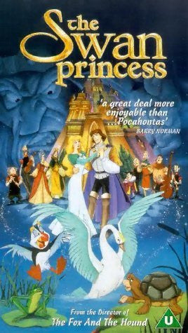 Vintage 1994 The Swan Princess VHS Video Cassette - Former Shop Stock