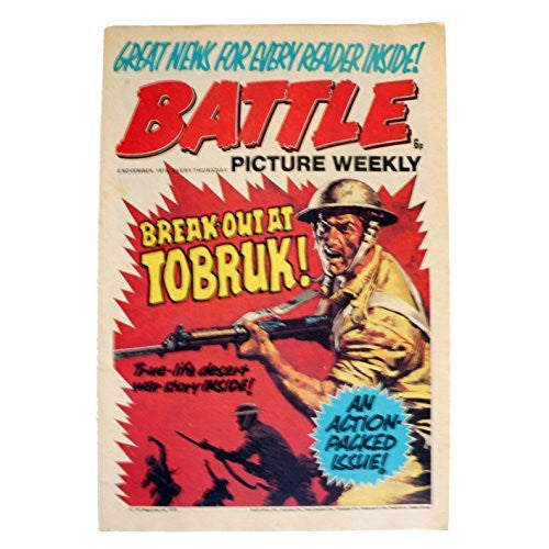 Vintage Battle Picture Weekly Boys Comic Every Thursday 8th November 1975 By IPC Magazines Ltd