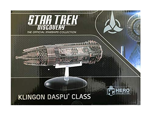 2019 Star Trek Discovery The Offical Starships Collection The Klingon Daspu Class Starship XL Version - By Eaglemoss Shop Sock Room Find.