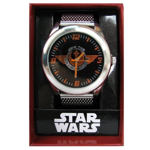 Star Wars Episode VII TFA Rebels Icon Mesh Strap Watch