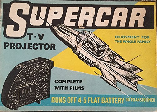 Ultra Rare Gerry Andersons Vintage 1961 Supercar TV Projector And Two Supercar Films Fantastic Condition In The Original Box