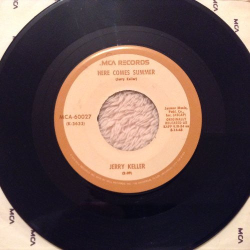 Brian Hyland A.Side Itsy Bitsy Teenie Weenie Yellow Polkadot Bikini, B.Side Here Comes Summer By Jerry Keller, Jaymar Records Label 1978. 7 inch vinyl Single