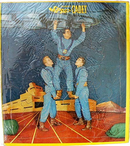 Tom Corbett Space Cadet Vintage 1952 Rockhill Productions Frame Tray Puzzle Examining The Polaris 100% Complete