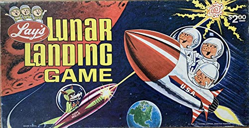 Vintage 1969 Lays Lunar Landing Board Game - Nr Mint Condition Shop Stock Room Find