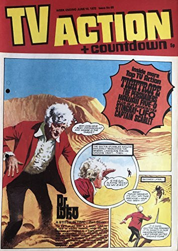 Vintage Ultra Rare TV Action + Countdown Comic Magazine Issue No. 69 June 10th 1972