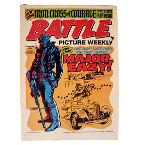 Vintage Battle Picture Weekly Boys Comic Every Thursday 10th January 1976 By IPC Magazines Ltd