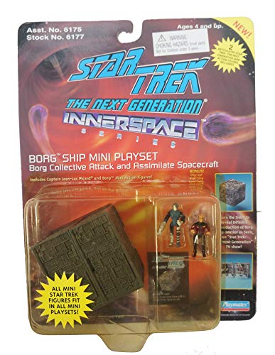 STAR TREK THE NEXT GENERATION INNERSPACE SERIES BORG COLLECTIVE ATTACK AND ASSIMILATE SPACECRAFT