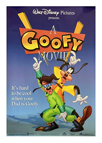 Vintage 1995 Walt Disney Pictures Presents A Goofy Movie Original Quad Cinema Movie Poster - Former Cinema Stock