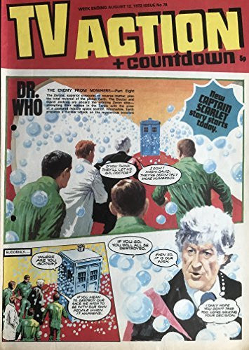 Vintage Ultra Rare TV Action + Countdown Comic Magazine Issue No. 78 August 12th 1972