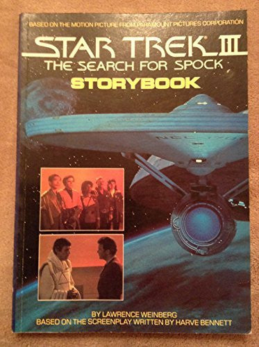 Star Trek III The Search For Spock Storybook Based On The Motion Picture From Paramount Pictures Corporation Large Paperback Book 1984 Very Rare Edition