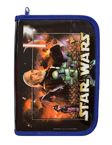 Vintage 2002 Attack of the Clones Star Wars Episode 2 Pencil Case With Free Star Wars Rulers