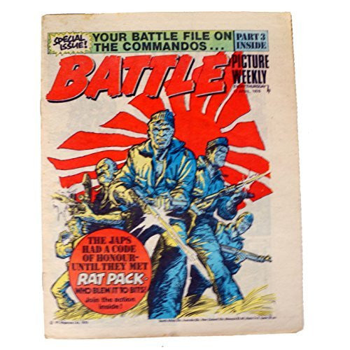 Vintage Battle Picture Weekly Boys Comic Every Thursday 17th April 1976 By IPC Magazines Ltd