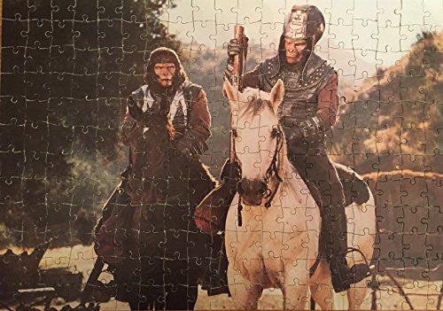 Planet Of The Apes Vintage 1974 Whitman 224 Piece Large Jigsaw Puzzle Number 7512 General Urko And Gorilla Soldier