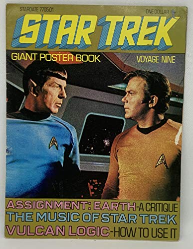 Vintage 1977 Star Trek Giant Poster Book Voyage Nine Stardate 7705.01 Lieutenant Uhura.