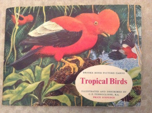 Vintage Tropical Birds Brooke Bond Card Album Complete With All Picture Cards