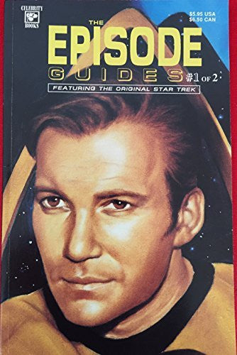 Star Trek Vintage 1992 Celebrity Books The Episode Guide 1 Of 2 Featuring The Original Star Trek - Ultra Rare