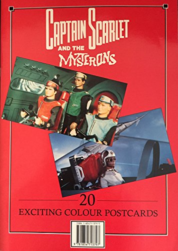 Vintage 1993 Gerry Andersons Captain Scarlet And The Mysterons 20 Exciting Colour Postcards Set - Brand New Shop Stock Room Find