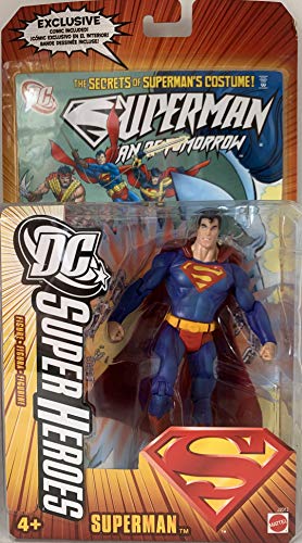 Action Figure Vintage 2006 DC Super Heroes S3 Select Sculpt Series Man of Steel SUPERMAN With Exclusive Comic Factory Sealed Shop Stock Room Find
