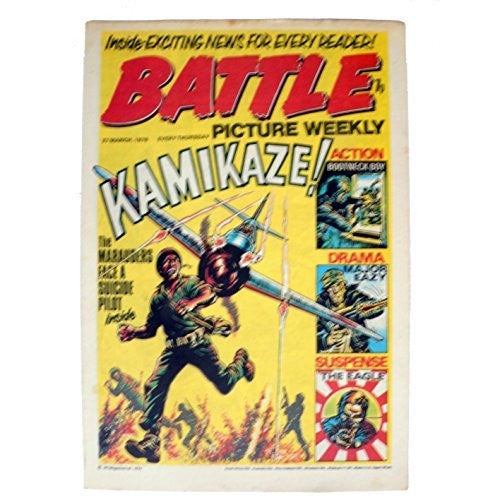 Vintage Battle Picture Weekly Boys Comic Every Thursday 27th March 1976 By IPC Magazines Ltd