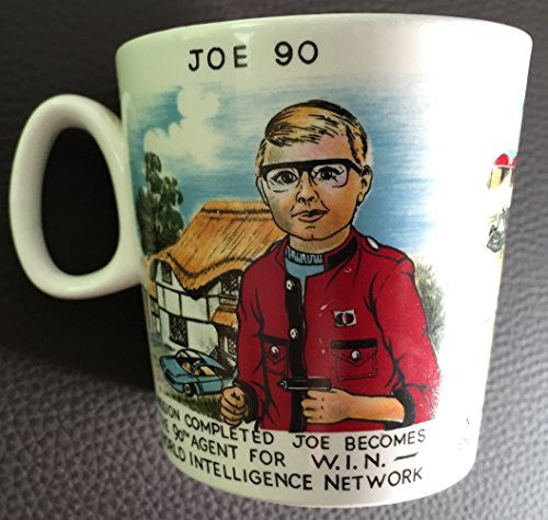 Vintage Gerry Andersons 1968 Washington Pottery Cup Joe 90 Mini Mug - Shop Stock Room Find