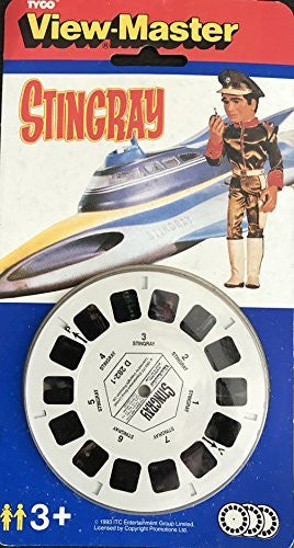 Vintage 1993 Gerry Andersons Stingray View-Master Reels - 3 Reels : 21 Stereo Photos In Full Colour - Sealed In The Original Packing By Tyco - Shop Stock Room Find