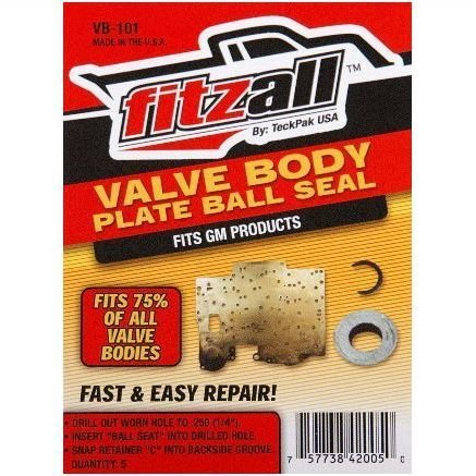 Fitzall Automatic Transmission Valve Body Plate Ball Seal Repair Kit
