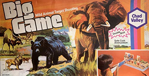 Vintage 1970s Chad Valley Big Game Wild Animal Target Shooting Game - In The Original Box
