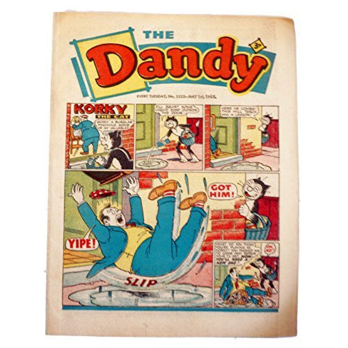 Vintage Rare The Dandy Weekly Comic Magazine No. 1223 Boys And Girls Comic Every Tuesday 1st May 1965 By D C Thomson & Co