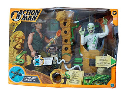 Vintage Hasbro 2002 Action Man AM Pyramid Mission Action Figure &amp; Accessories Set - Brand New Shop Stock Room Find