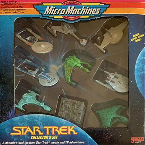 Vintage 1993 Star Trek The Movie And TV Adventures Micro Machines Space Star Ships Limited Edition Collectors Set - Brand New Factory Sealed Shop Stock Room Find