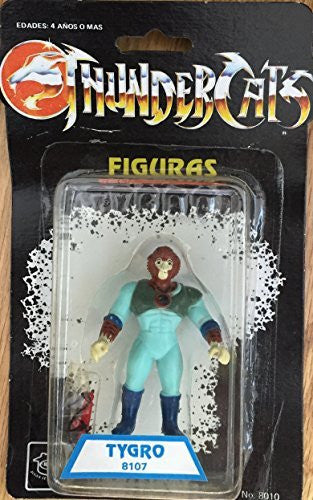 Vintage Thundercats Circa 1985/86 Tygro 8107 3 Inch Action Figure Mexico Release by IGA Mint On Card - Ultra Rare Figure