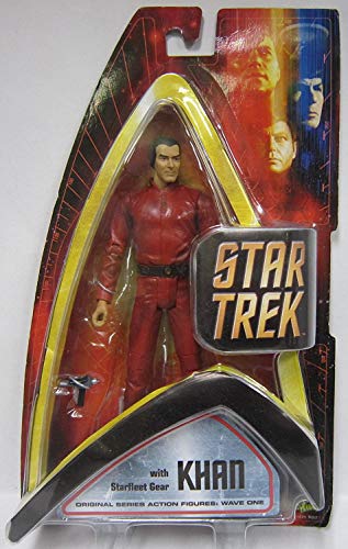Vintage Art Asylam 2004 Star Trek The Original Series Khan Noonian Singh Action Figure