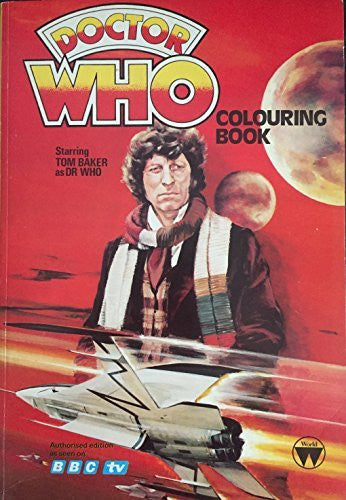 Vintage 1979 Doctor Who Colouring Book Starring Tom Baker As Dr Who Mint Condition Shop Stock Room Find
