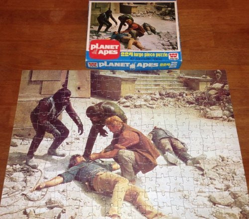 Planet Of The Apes Vintage 1974 Whitman 224 Piece Large Jigsaw Puzzle Number 7512