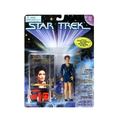 Vintage Star Trek Deep Space Nine Lieutenant Vash The Mysterious Galactic Archaeologist Action Figure - Brand New Shop Stock Room Find