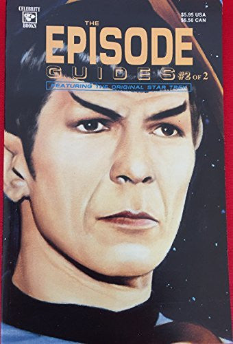 Star Trek Vintage 1992 Celebrity Books The Episode Guide 2 Of 2 Featuring The Original Star Trek - Ultra Rare